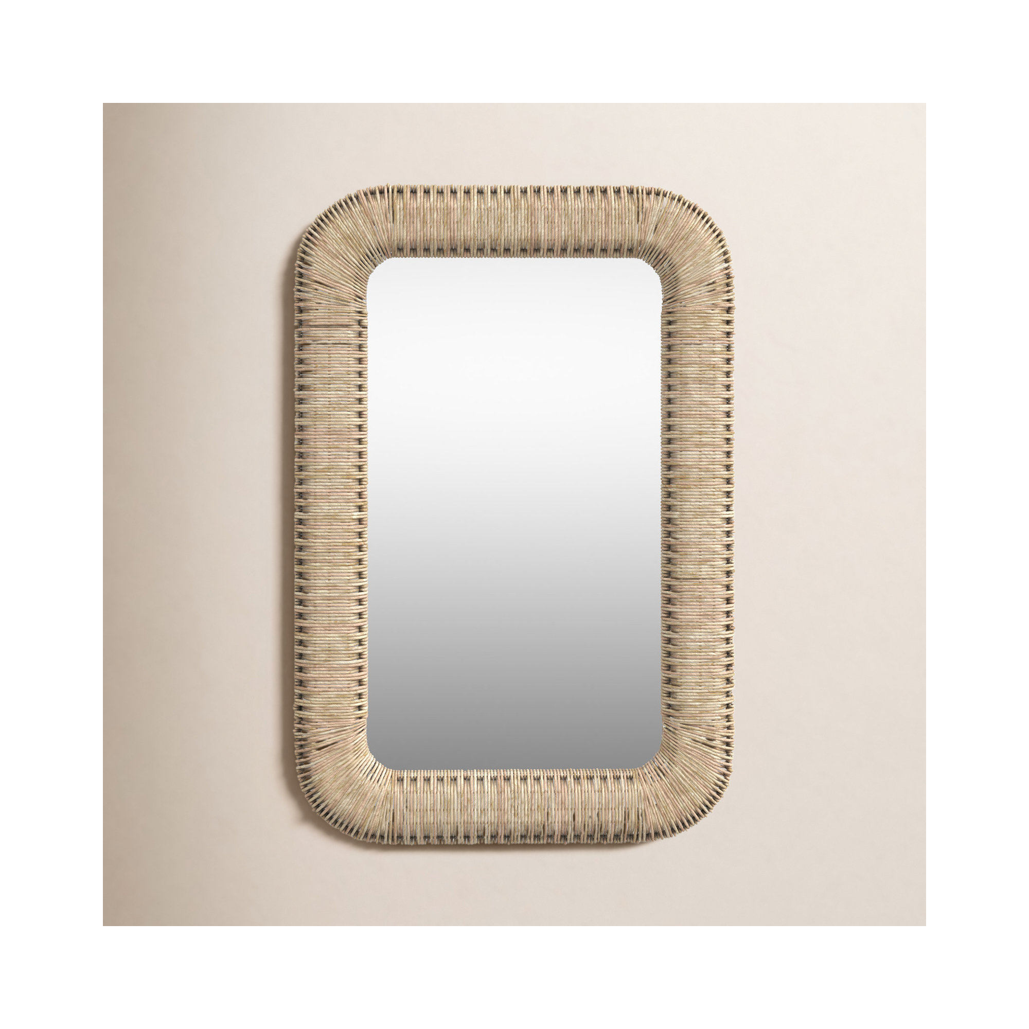 Hollis Rope Rectangle Wall Mirror