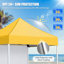 Auvents escamotables 5 pi x 5 pi avec un pare-soleil amovible-110365647