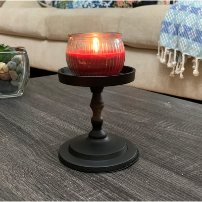 Chandelle de table en métal 4,5 po