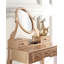 Ensemble coiffeuse et tabouret en bois-994485906