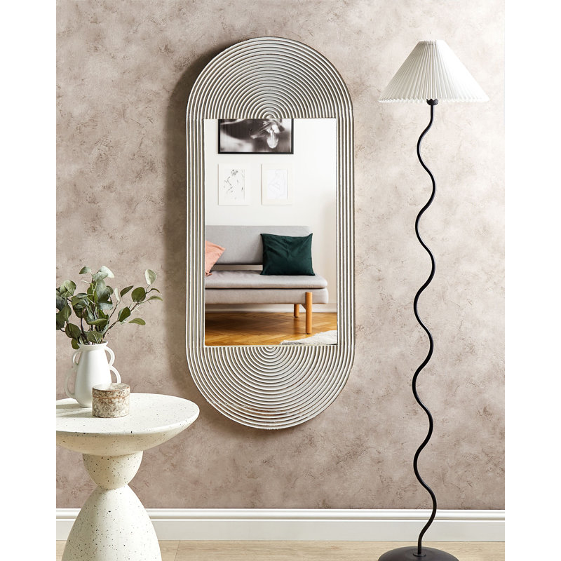 Tineo Solid Wood Arch Mirror