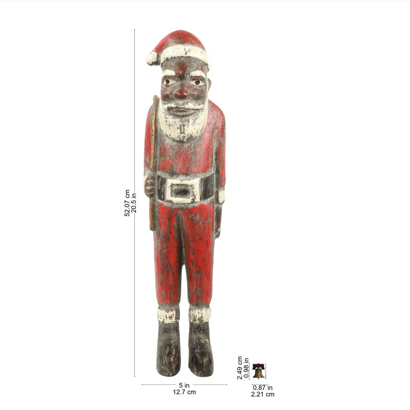 Figurine de noël africain père noël unique