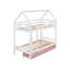 Bunk Bed with Drawers House Pine Wood TERNAS 90 x 200 cm (EU Single)-411716475