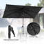 Parasol de marché rectangulaire 60 po x 106 po avec base lestée-1670309851