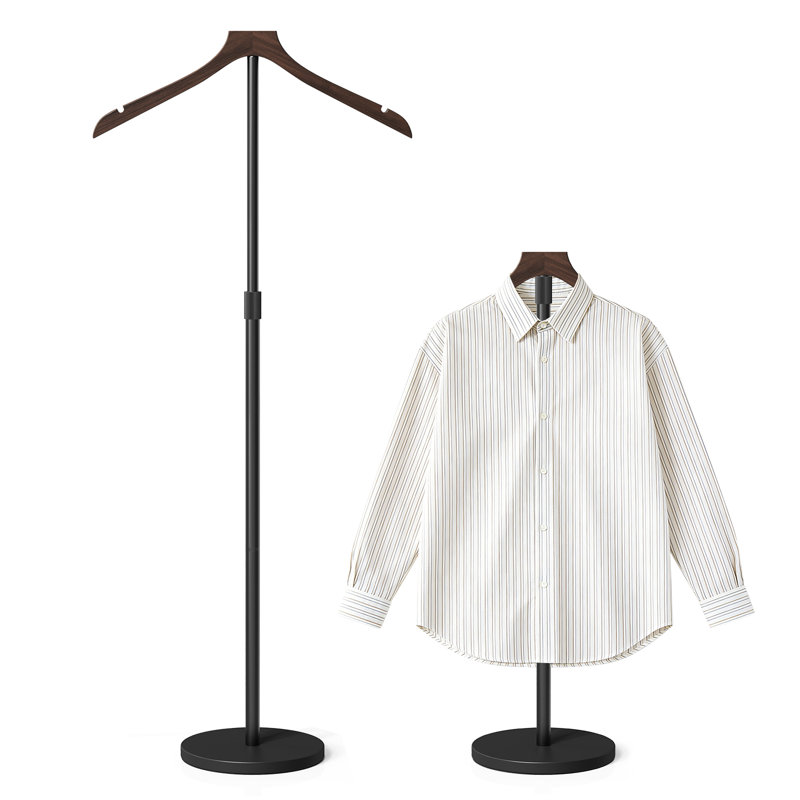 Présentoir pour vêtements, Brun