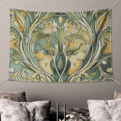 Floral Wall Tapestry -  Pattern Wall Decor