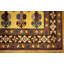 Tapis en laine jaune/rouge 5 pi 10 po x 7 pi en laine one-of-kind main-noué la new age Alayna