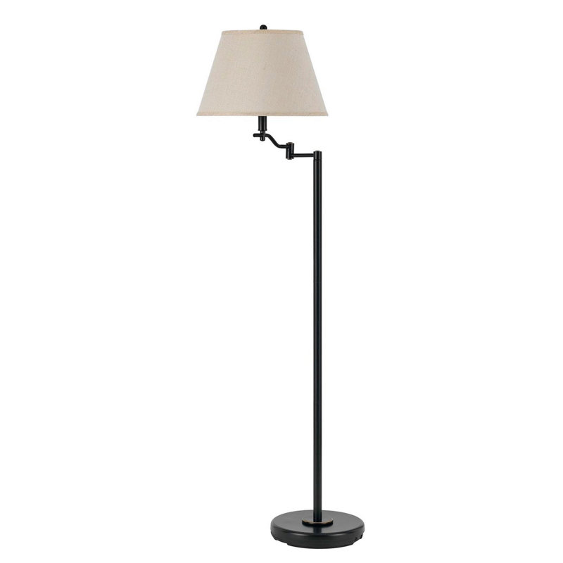 Xamora 60'' Black Swing Arm Floor Lamp