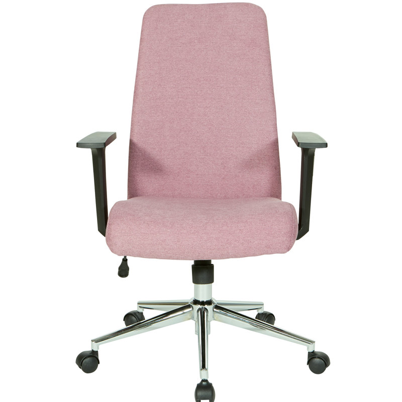 OSP Home Furnishings Evanston Task Chair, Orchid Fabric
