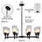 Gannie 8 - Light Dimmable Classic / Traditional Chandelier