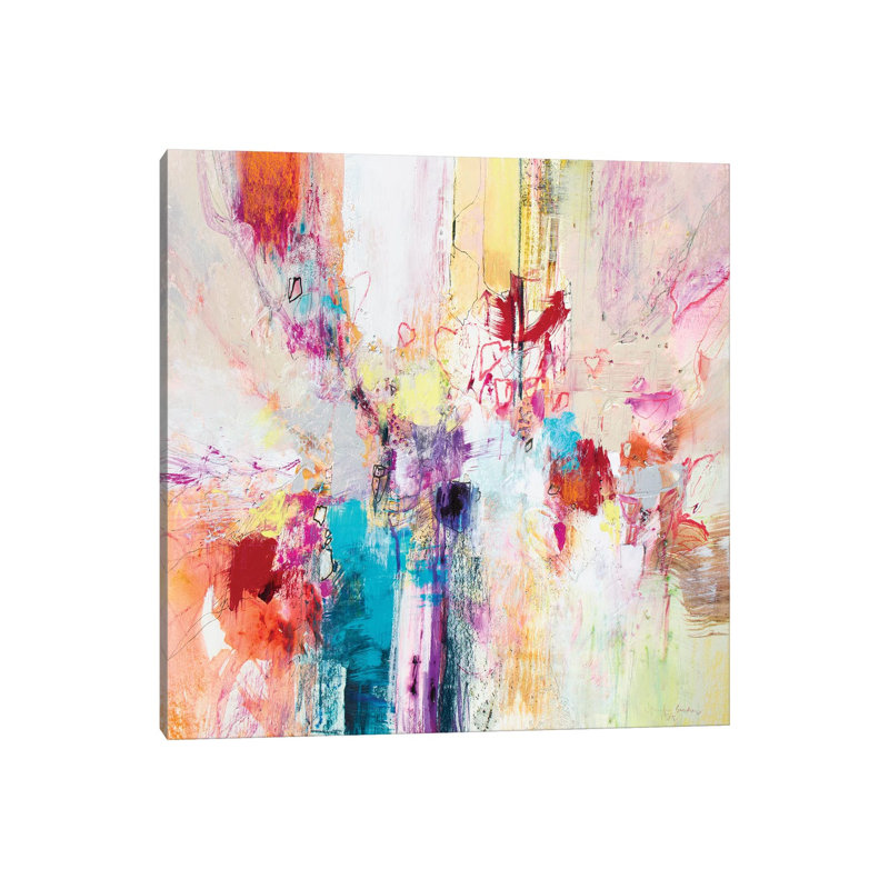 Fiesta III by Jennifer Gardner - Wrapped Canvas Gallery-Wrapped Canvas Giclée, 30.48 cm H x 30.48 cm W