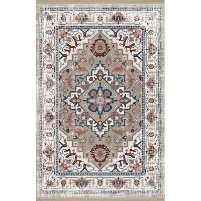 Roylynn Performance Washable Oriental Indoor / Outdoor Rug