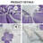 7 Piece Floral Comforter Set Soft Microfiber Bedding Set with Sheets for All Seasons-122608039-122608045