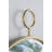 Iron Frame Vertical Round Mirror