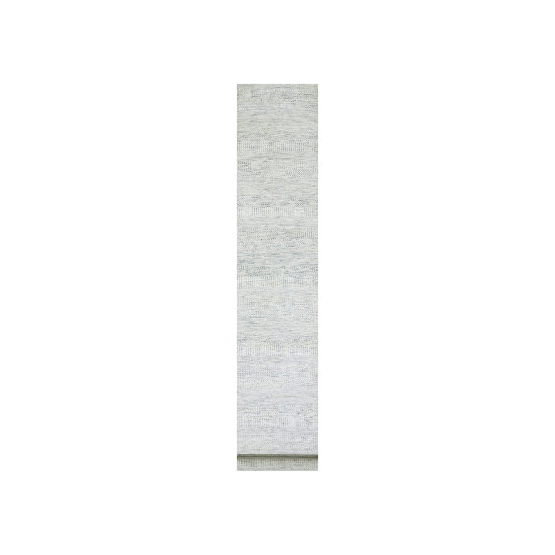 Tapis de couloir gris en laine noué à la main 2 pi 5 po x 15 pi 10 po Stonington 73476DCCB90548C1859D2742A5BFB8CD