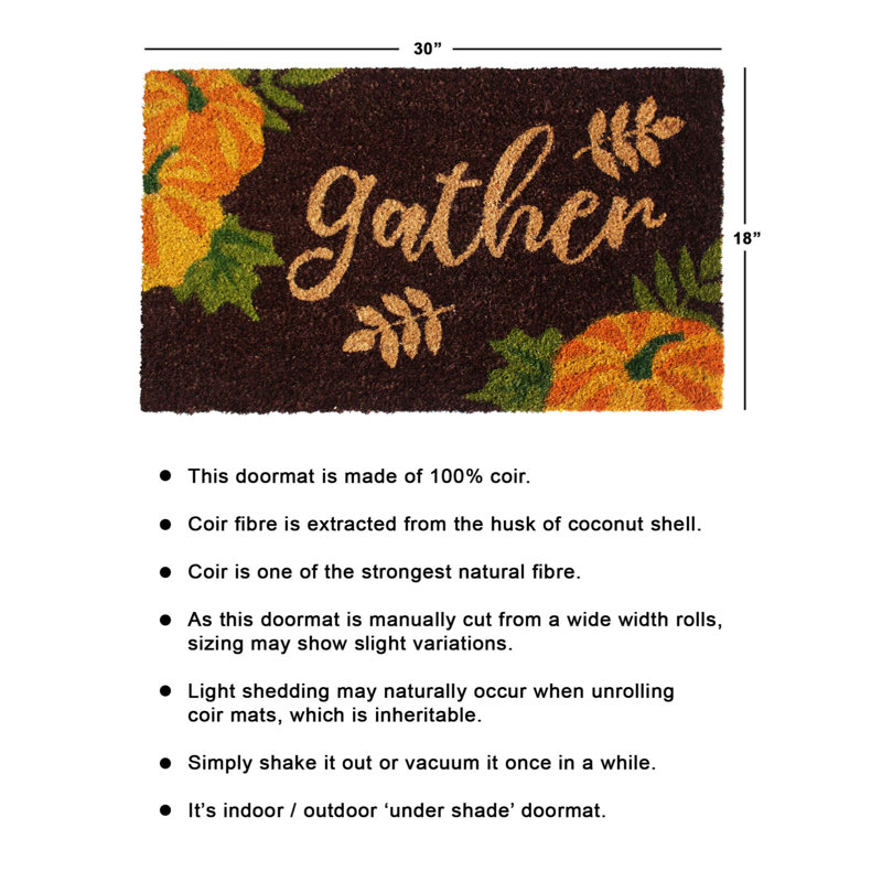 Amico Non-Slip Thanksgiving Doormat
