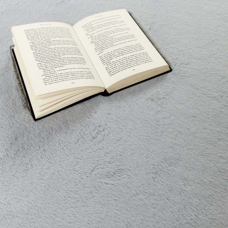 Lochlyn Solid Colour Area Rug, Rectangle 80cm x 150cm