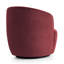 Petit fauteuil d'appoint pivotant en velours de 27 po de largeur-825236760