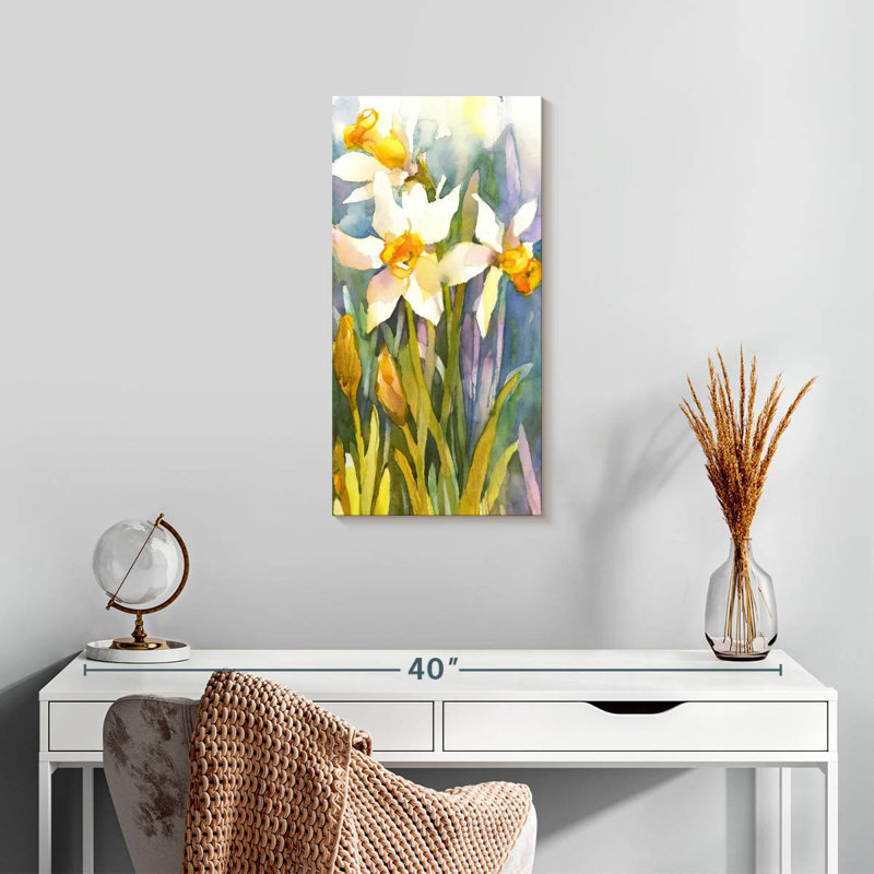 Le Narcisse, H 24 po x l 12 po