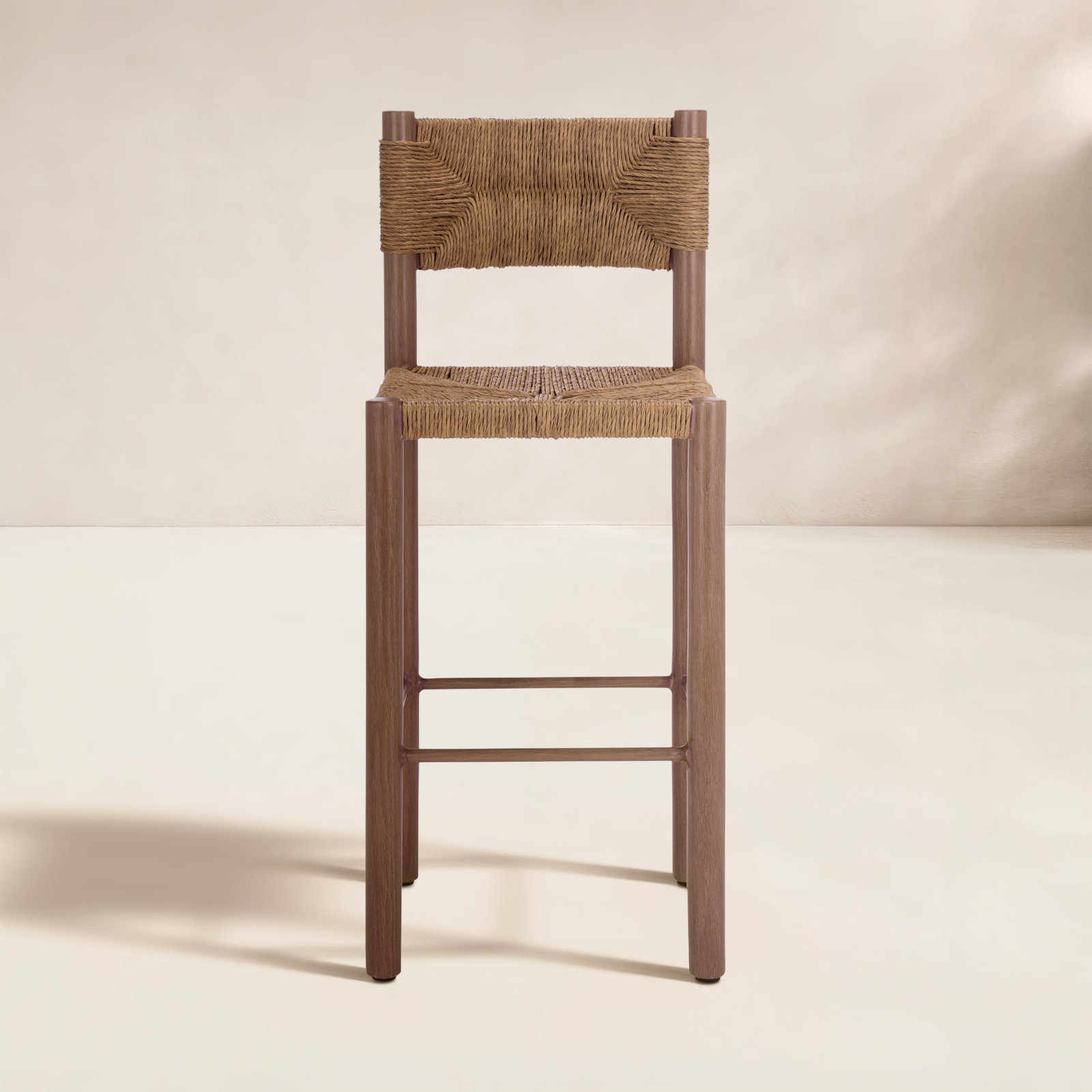 Indie Patio Bar Stool, Brown