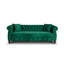 Mitchellville 3 Seater Velvet Scroll Arms Sofa-1548100392