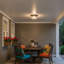 Plantation 2-Light Outdoor Flush Mount