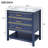 Sleipnir 18.3 " W Free Standing Wall Mounted 1 Single Vanity Bathroom Vanity With Ceramic Top-1404053992