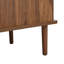 Retro Lift-Top Coffee Table with Sliding Door & Hidden Storage, Extendable MDF Desk with Wood Legs-135865750