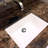 Nantucket Sinks Brant Point 15'' Glazed Vitreous China Rectangular Bathroom Sink with Overflow