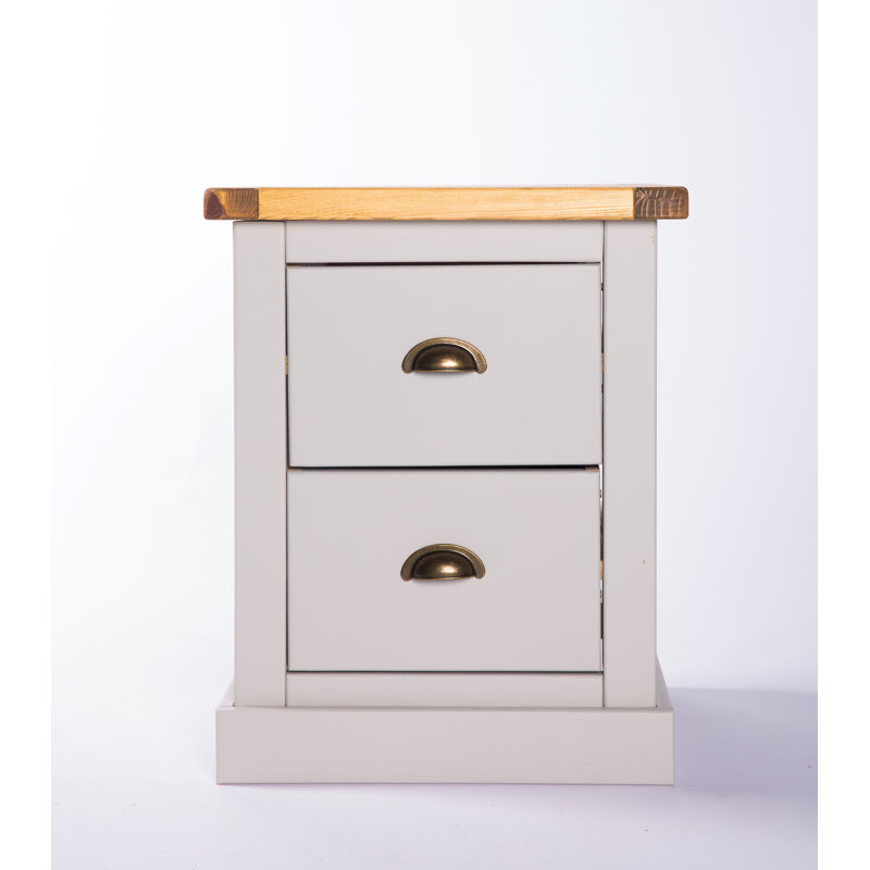 Caillo 45cm W Plywood / Laminate Board Bedside Table