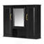 Armoire à pharmacie 36 po, armoire de rangement murale pour salle de bain, armoire murale moderne avec miroir, armoire à miroir avec 3 portes (meuble-lavabo non inclus)-1223968291