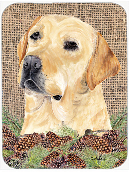 Caroline's Treasures Labrador Glass Cutting Board