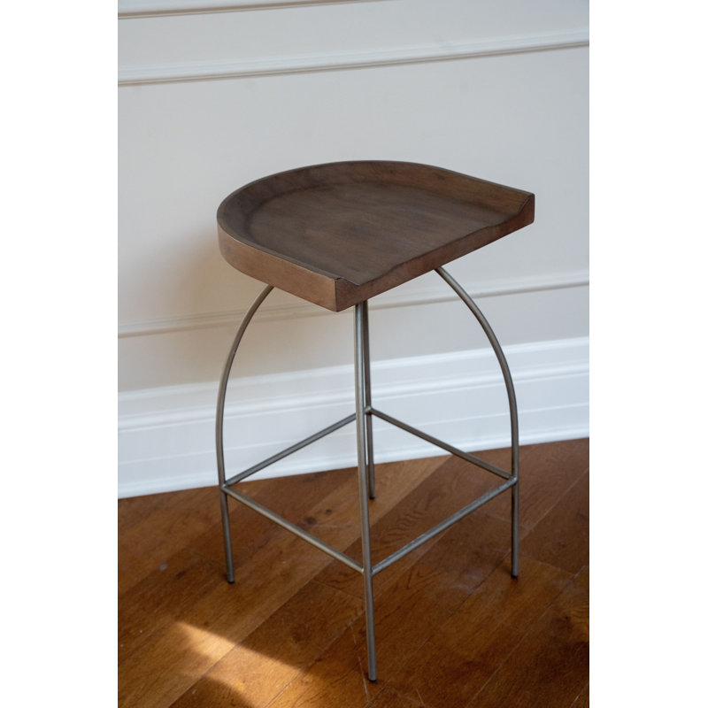 Jasper Stool with Metal Frame