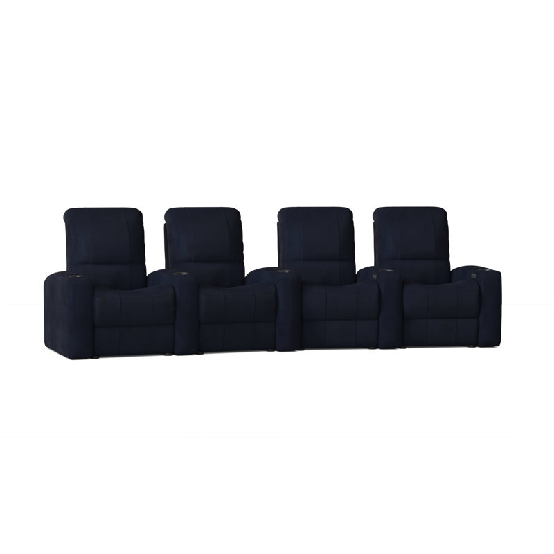 Rangée de cinéma maison Blaze XL900 (rangée de 4), Océan Smartsuede, Manuel