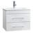 24-Inch Wall-Mounted Bathroom Vanity with Double Drawers, Soft-Close System,White Ceramic Sink-119015973-119015975-119015976