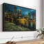 «Boston Skyline At Night Wall Art»-62272100