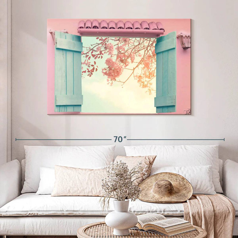 Lilie Sakura Window View, 32" H x 48" W