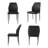 Gilfillan 35'' Modern Kitchen Dining Chair, Dining Room Chairs with Stable Steel Legs, Upholstered Solid Back Side Chair(2 Chairs)-1066583531-1032998879