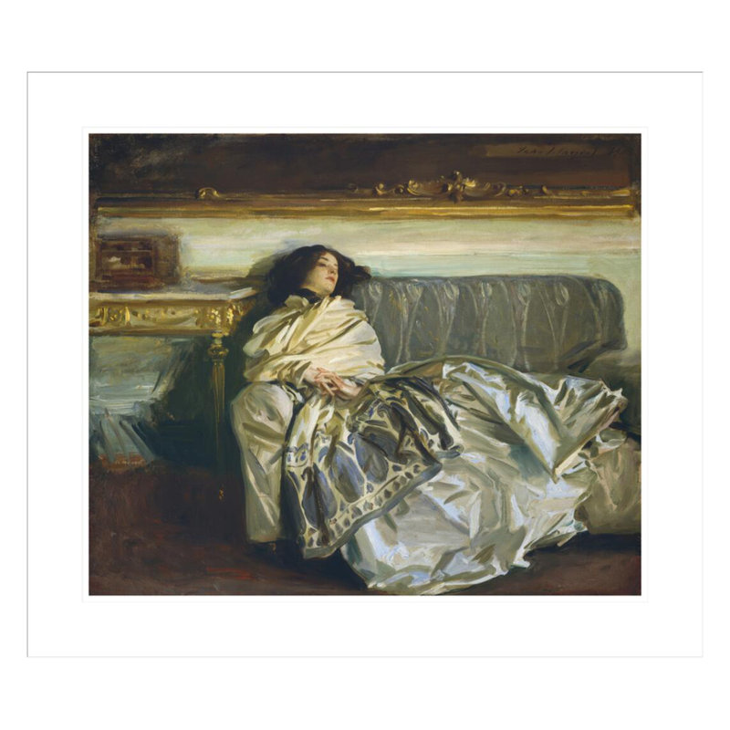«Nonchaloir (Repose)» par John Singer Sargent, impression giclée encadrée, H 23,5 po x l 26,84 po