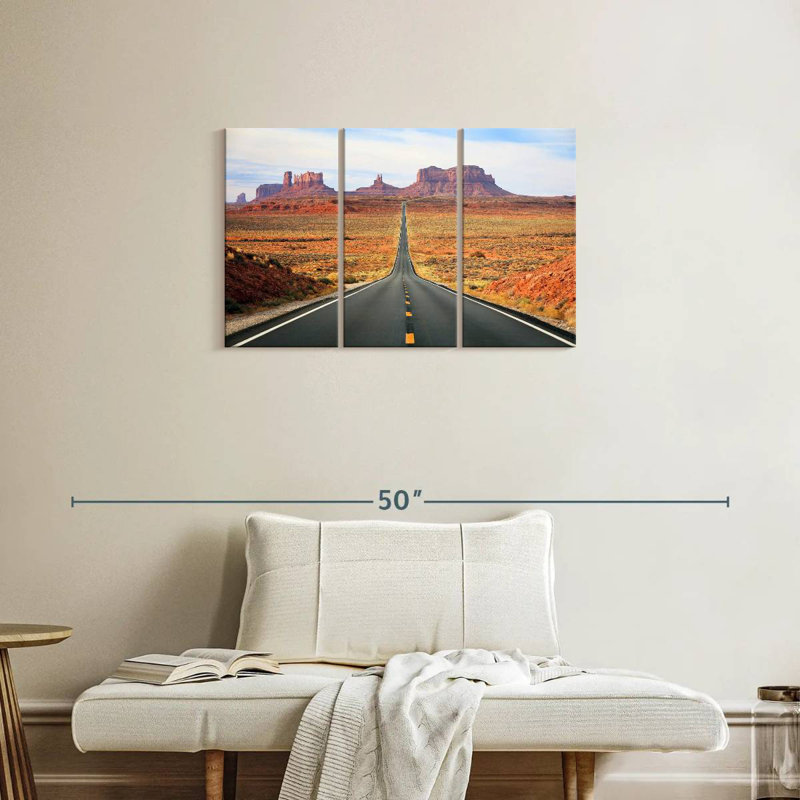 Mehar célèbre route de Monument Valley, H 20 po x l 33 po