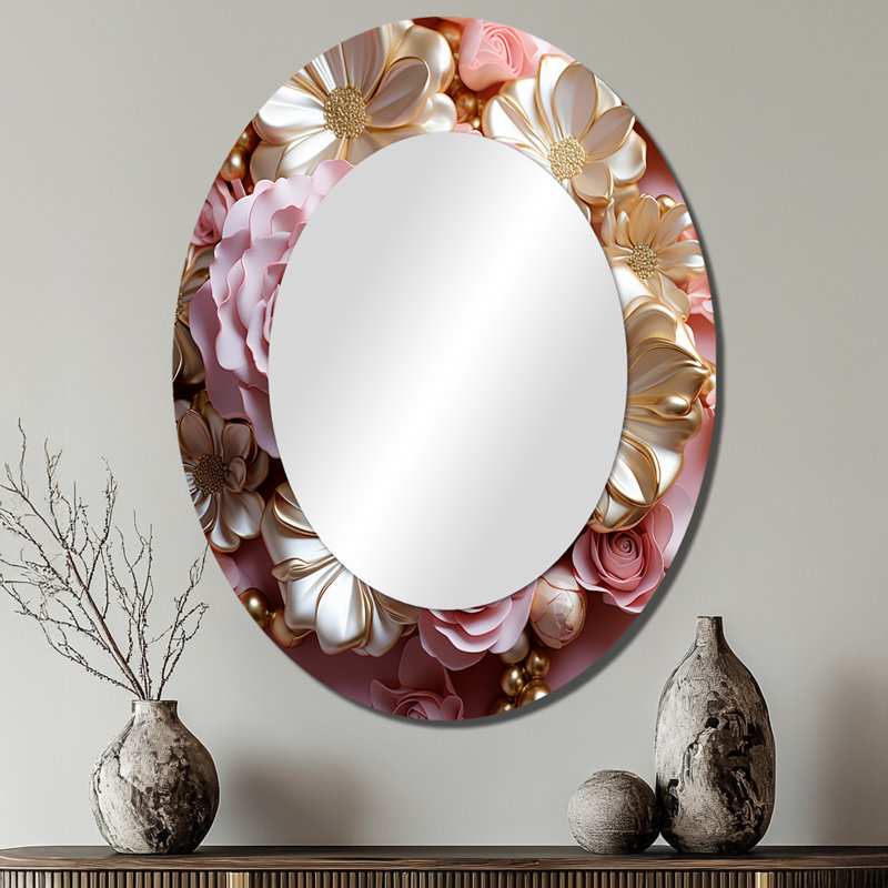 Miroir mural moderne Tender, 40 po x 30 po