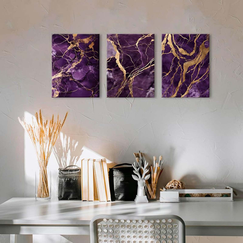 3 Piece Wrapped Canvas Wall Art