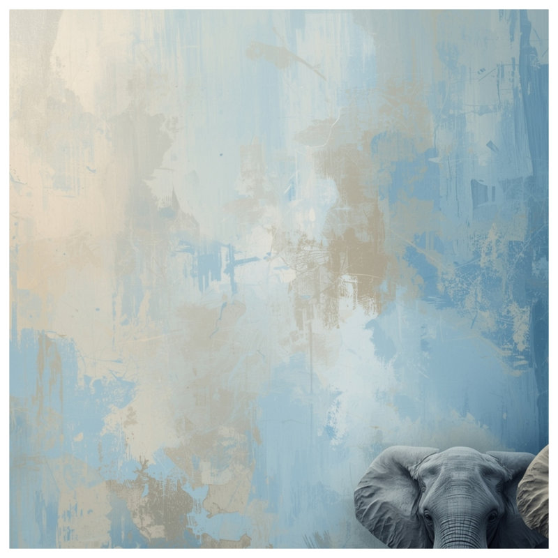 Couvertures d'art Elephant Family, 60 po L x 80 po H