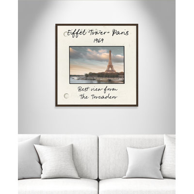 «Paris Paris - Eiffel View Print» par Danita Delmont