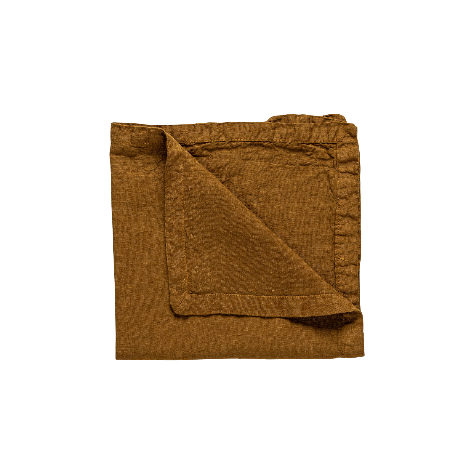 Maria Reversible Linen Placemat, Olive