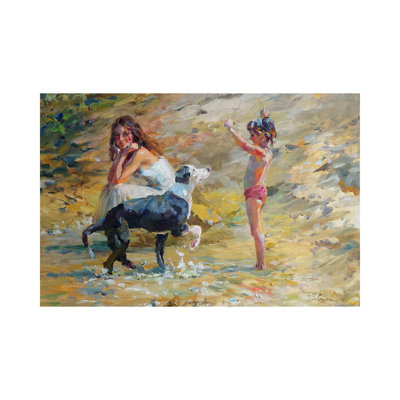 The Game - Wrapped Canvas Painting