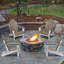Chaise Adirondack pliante en PEHD Rakesh-730036848