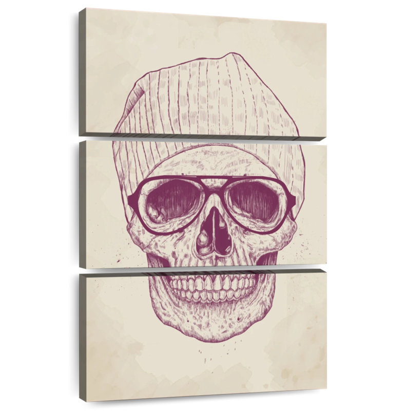 Kerner Cool Skull, 65" H x 42" W