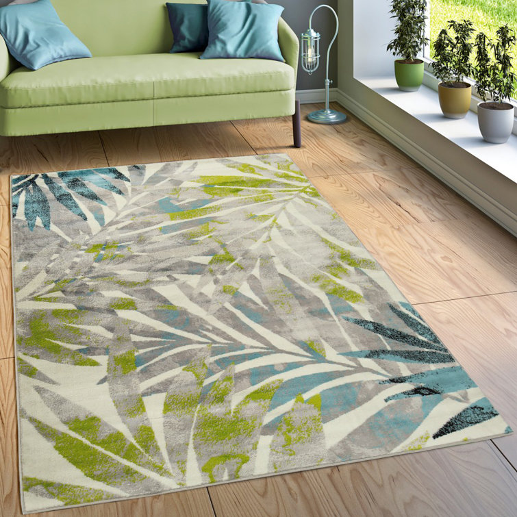 Meyerwood Floral Flatweave Area Rug