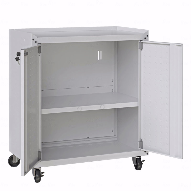Armoire à outils 30 po, roulante, Blanc